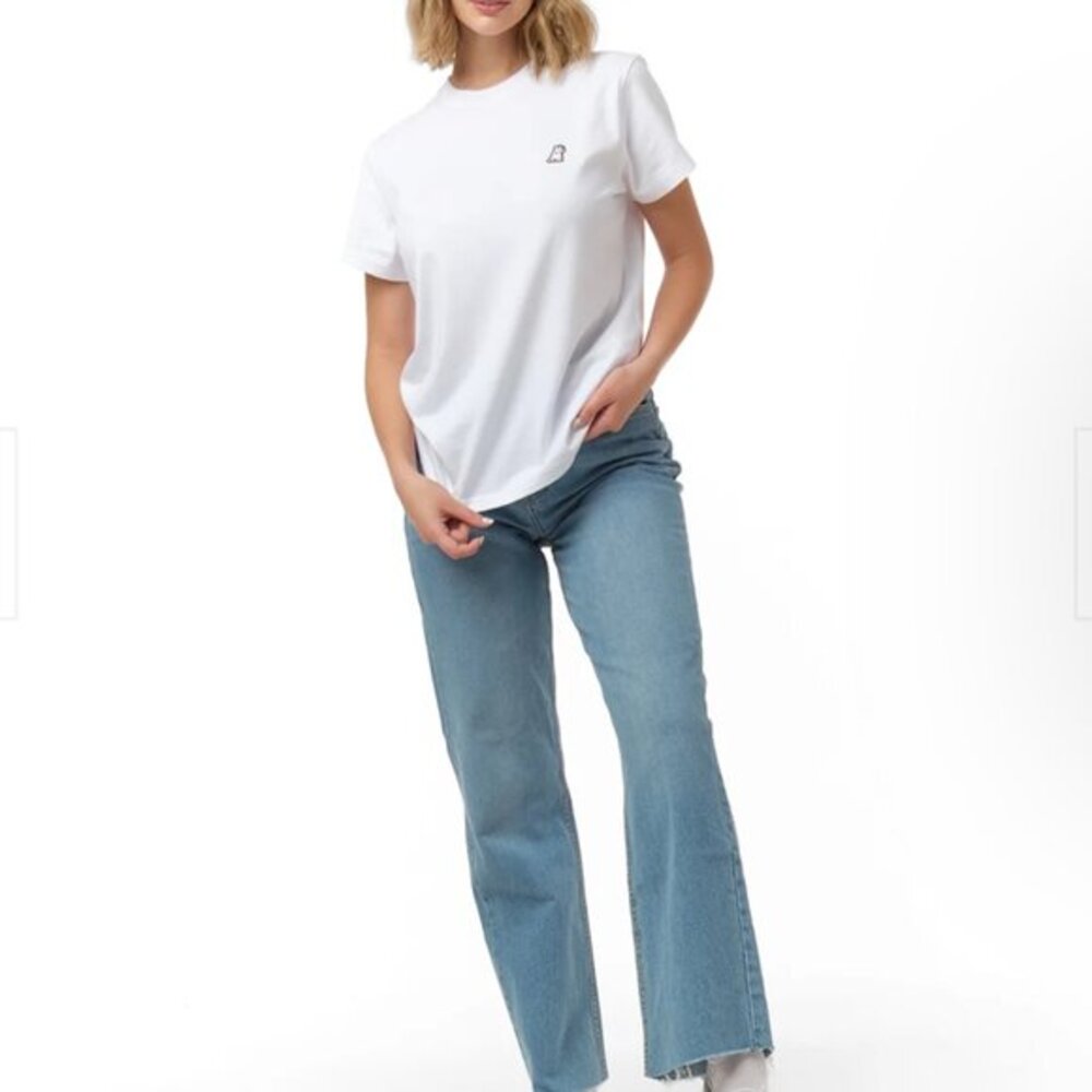 James Bark Women’s Privé Marina Graphic Tee – Size S – NWT ✨